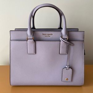 Kate Spade Cameron Medium Satchel in Icy Lavender